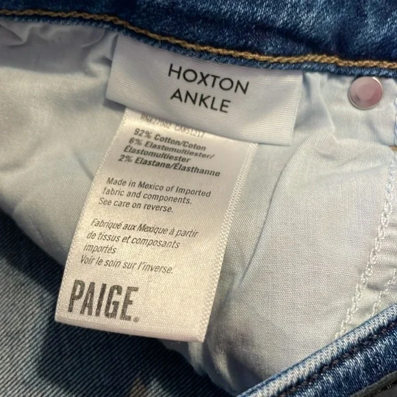 Paige Hoxton Ankle Denim Jeans - Picture 6 of 11